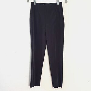 Moschino Cheap and Chic Ankle Zip Dress Trouser Pant Black Size 8‎ Stretch Taper